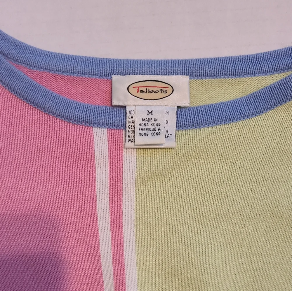 Talbots Color-Block Sweater - Picture 3 of 4